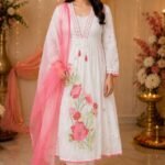 White Salwar Set