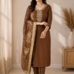 Brown Salwar Suit